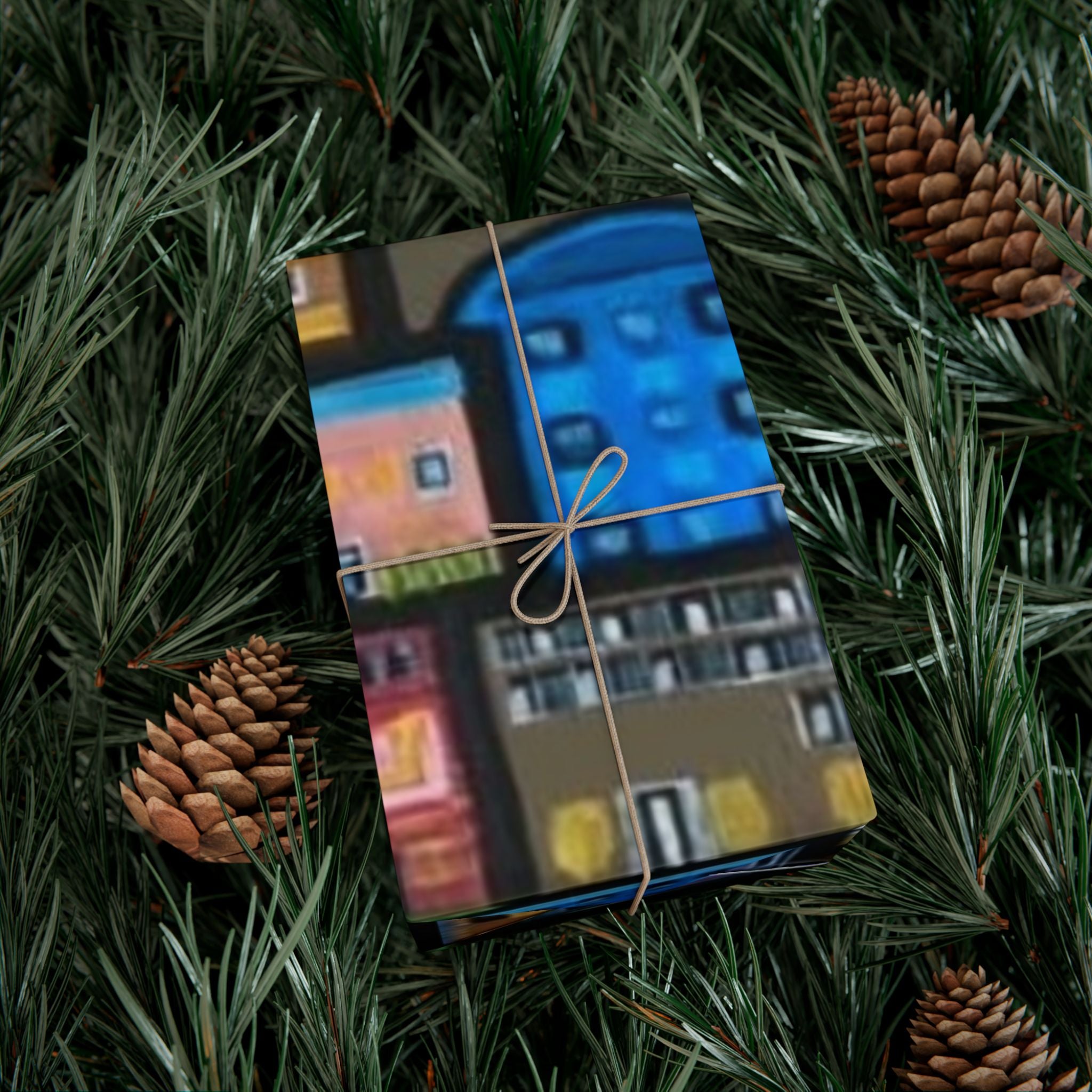 CSHU “ON THE TOWN” Gift Wrap Paper — Cozy House Street Design