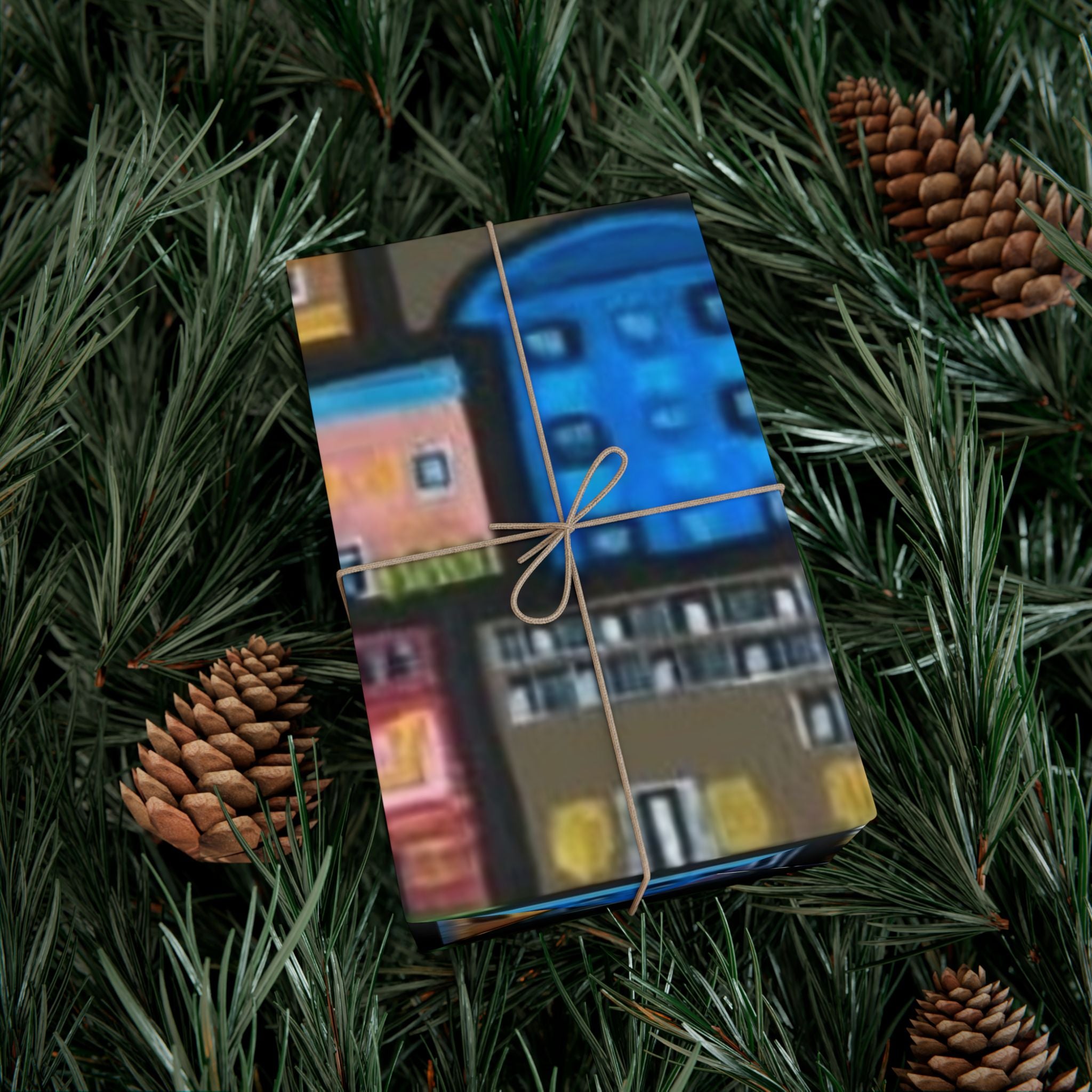 CSHU “ON THE TOWN” Gift Wrap Paper — Cozy House Street Design