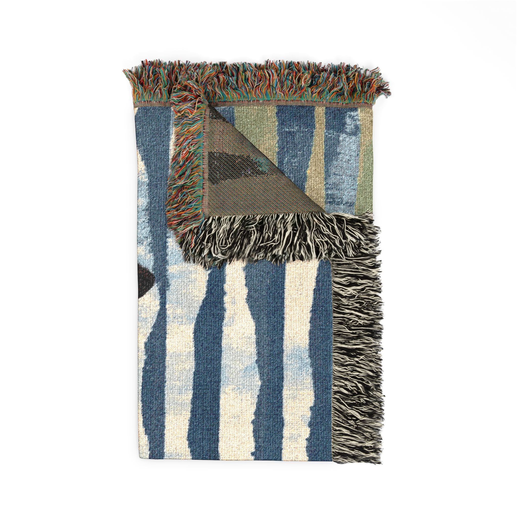 Throw Blanket Woven Cycle Stop by CSHU