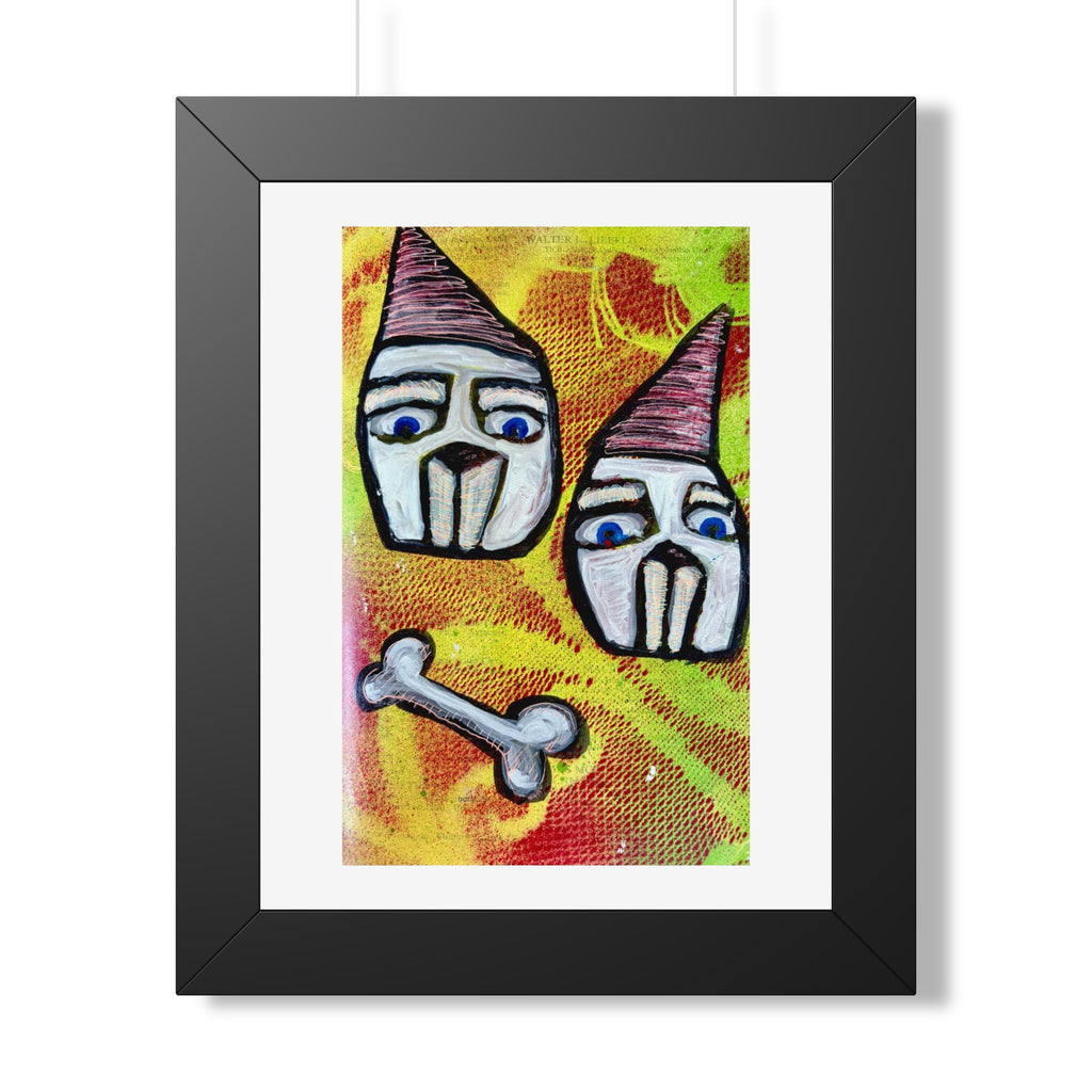 Framed Poster — CSHU Fire Dogs #1 from “animal house” series
