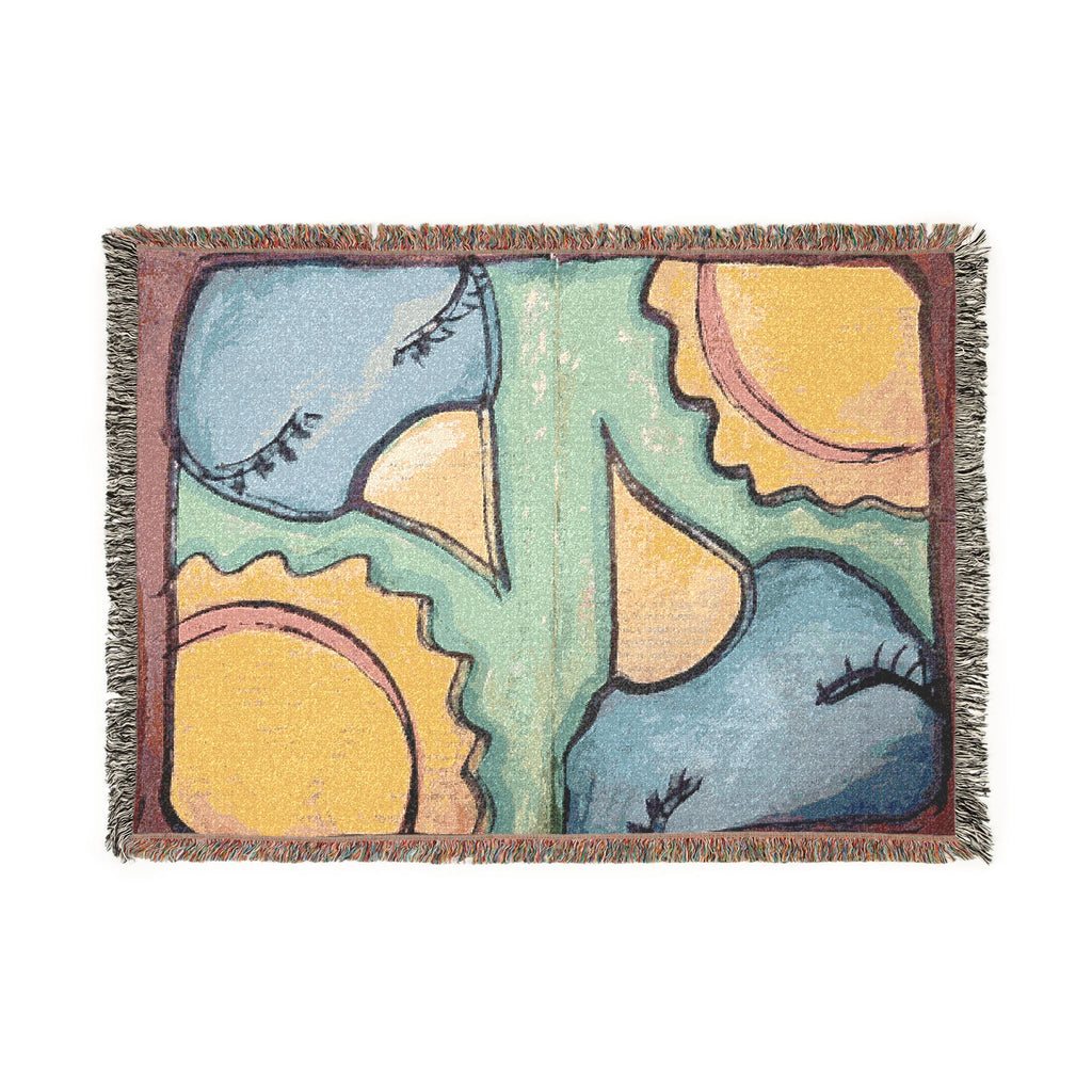 Tapestry blanket, throw- Sunbirds by CSHU