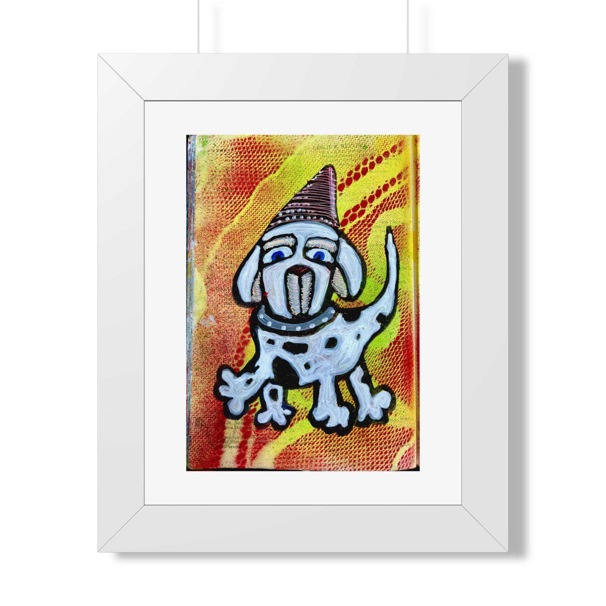 Framed Poster — CSHU Fire Dogs #2 “animal house” series