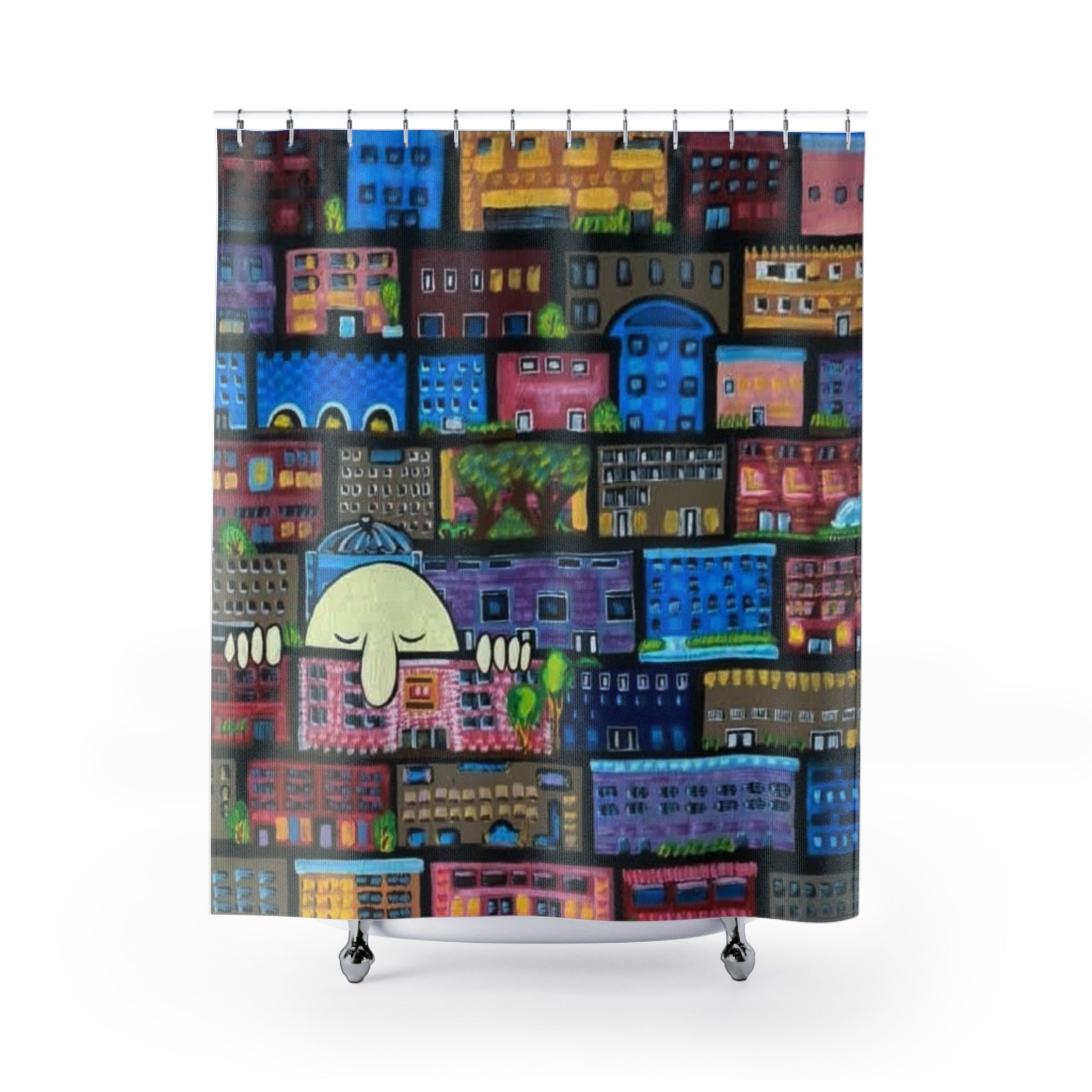 Shower Curtain — On the Town by CSHU