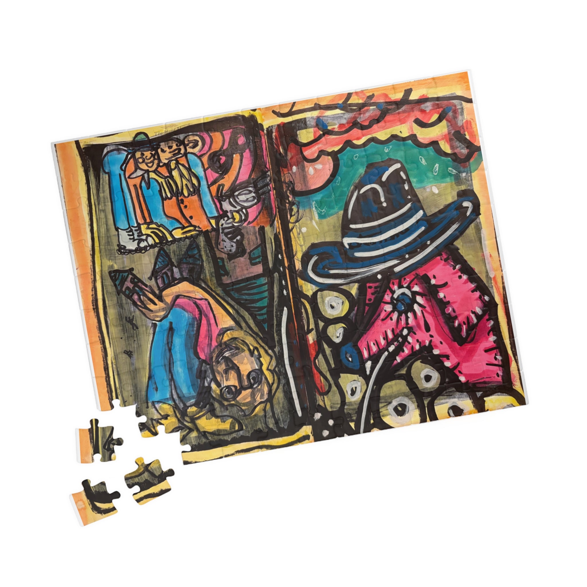 Jigsaw Puzzle  (110pcs) Hatdawg by CSHU