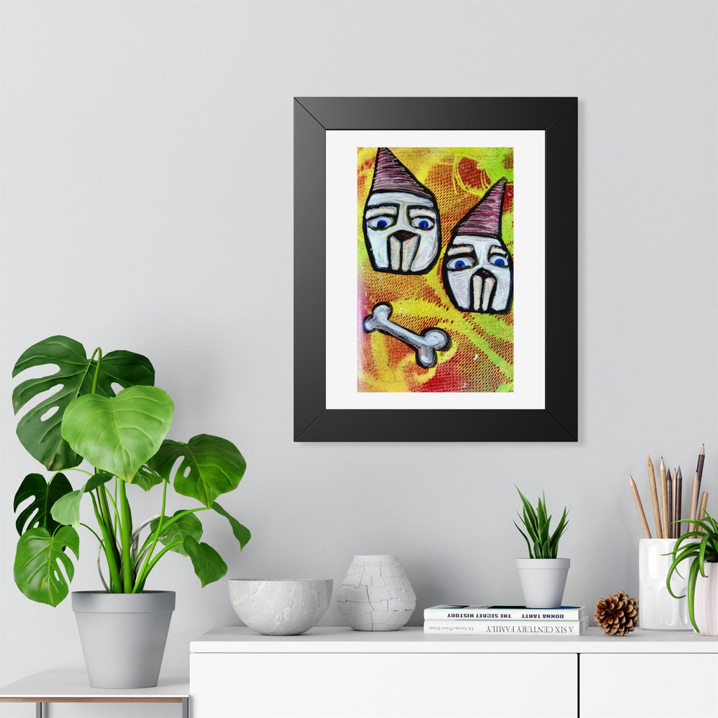 Framed Poster — CSHU Fire Dogs #1 from “animal house” series