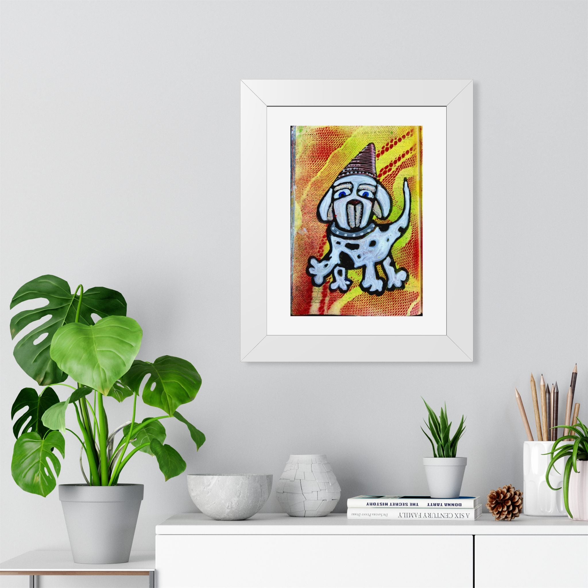 Framed Poster — CSHU Fire Dogs #2 “animal house” series