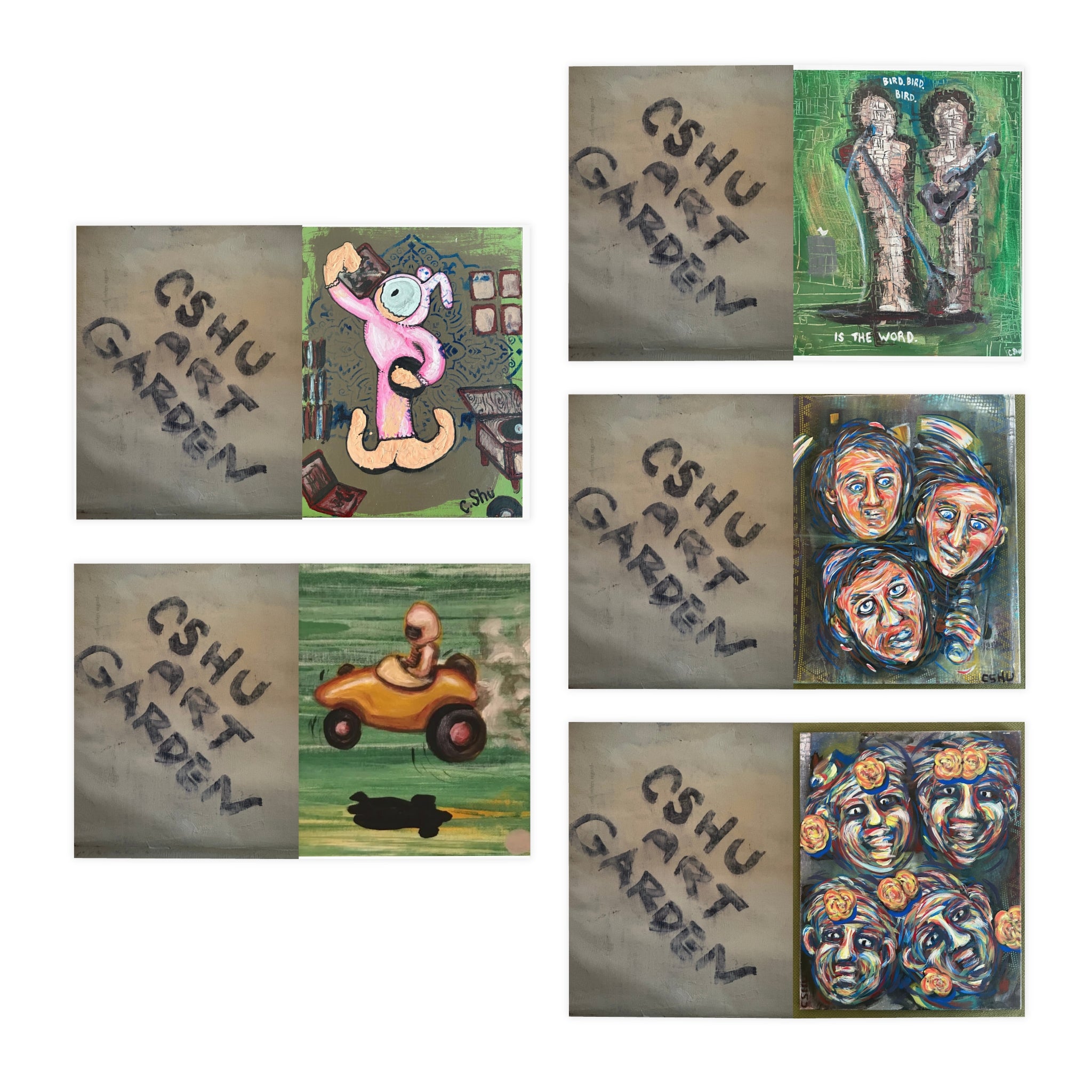 Greeting Cards  5‑Pack CSHU Art Bundle 1 (Multi‑Design)