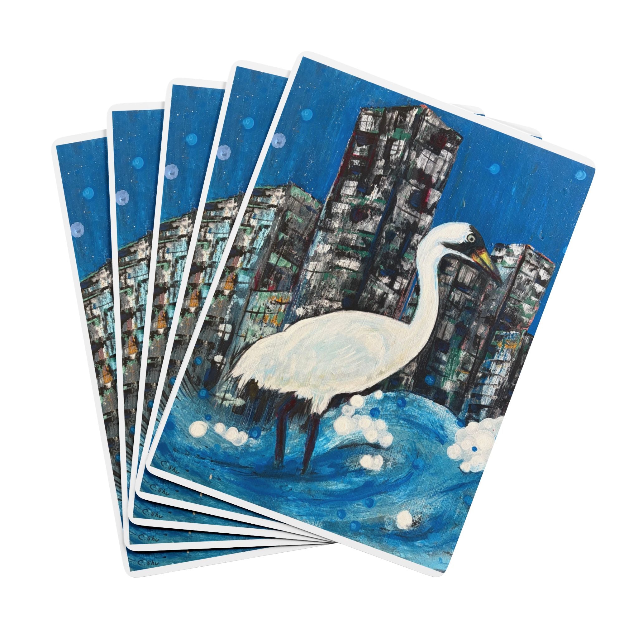 Urban Splash by CSHU Poker Playing Cards — Artistic Casino Deck