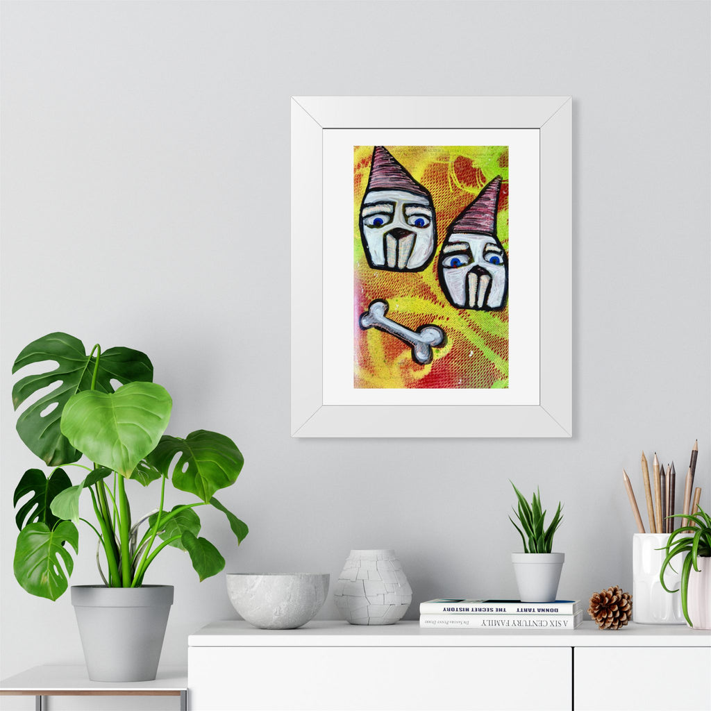 Framed Poster — CSHU Fire Dogs #1 from “animal house” series