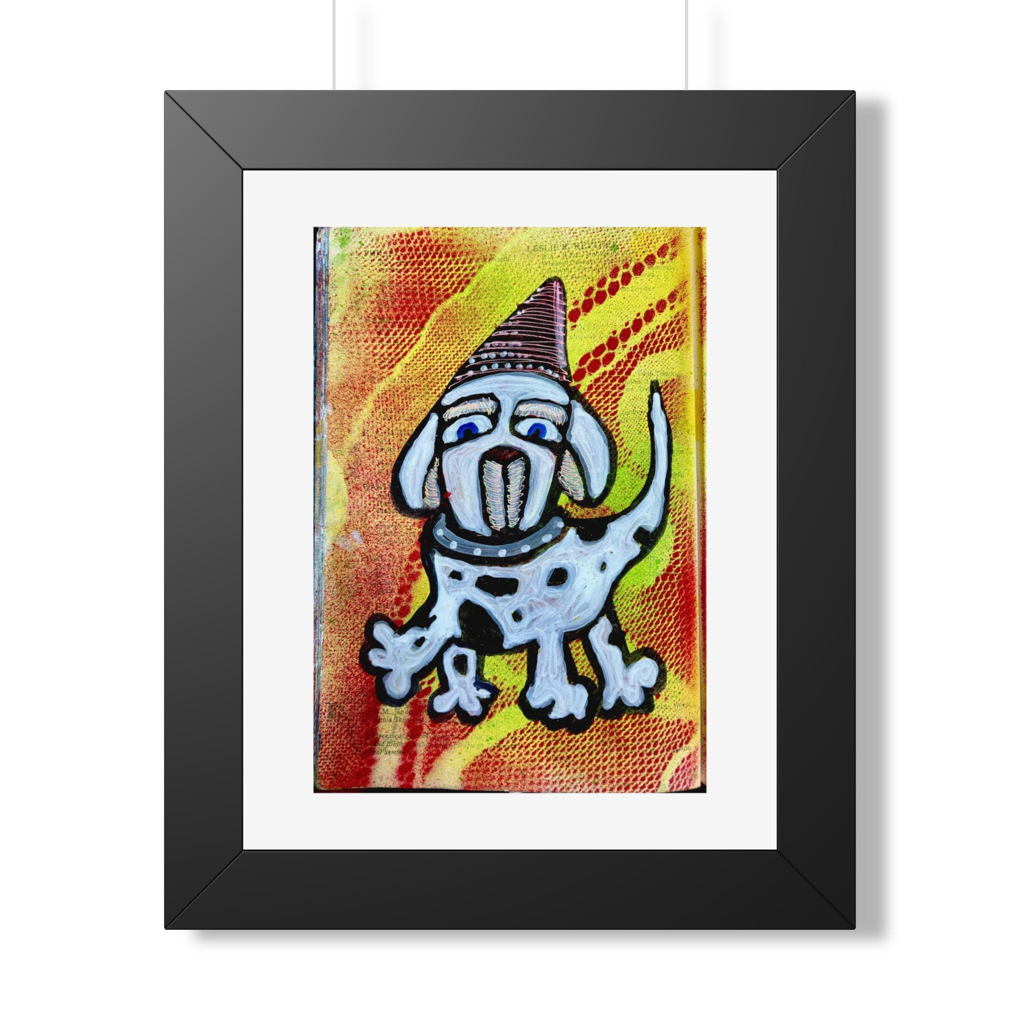 Framed Poster — CSHU Fire Dogs #2 “animal house” series