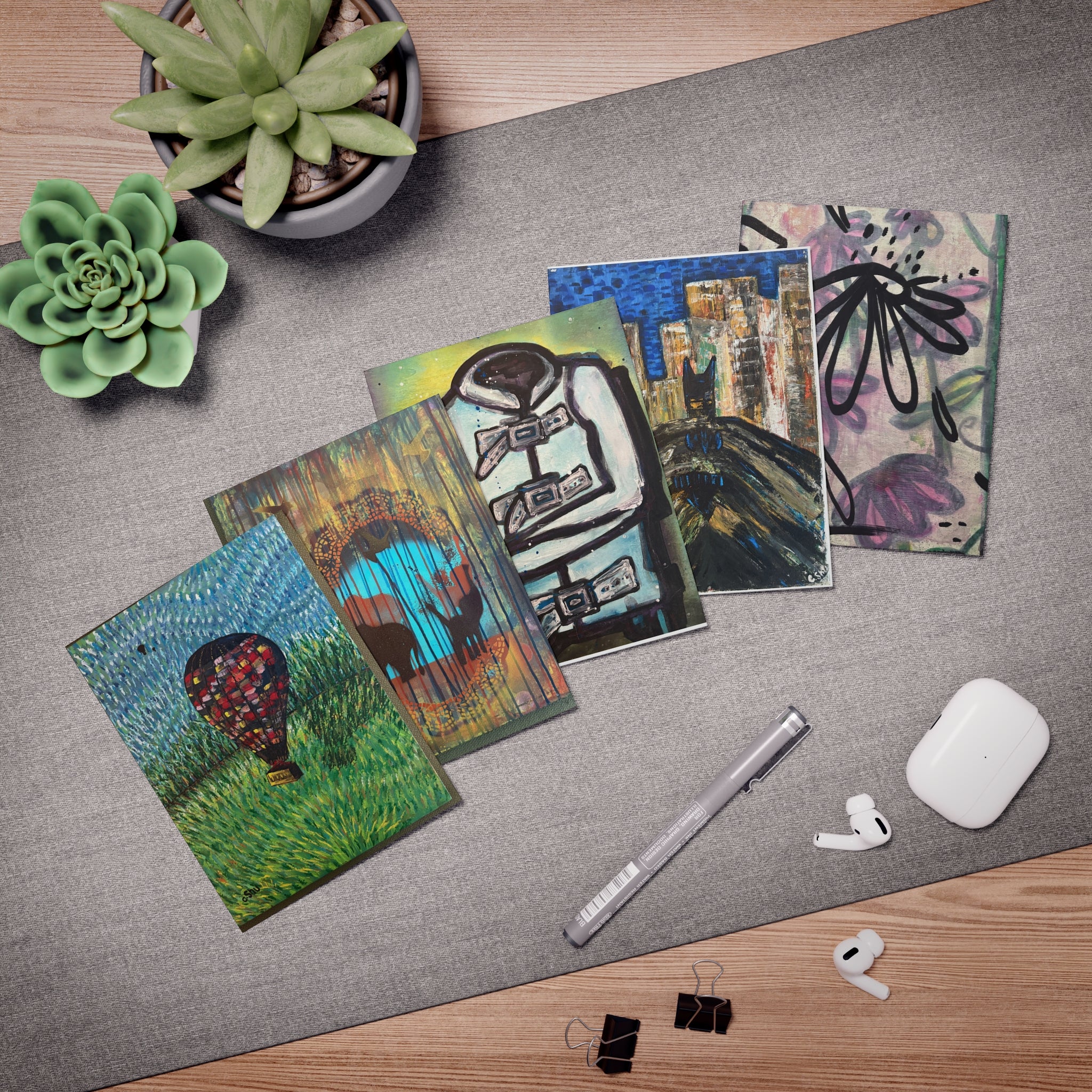 Greeting Card Set (5-pack) CSHU Art Bundle 2