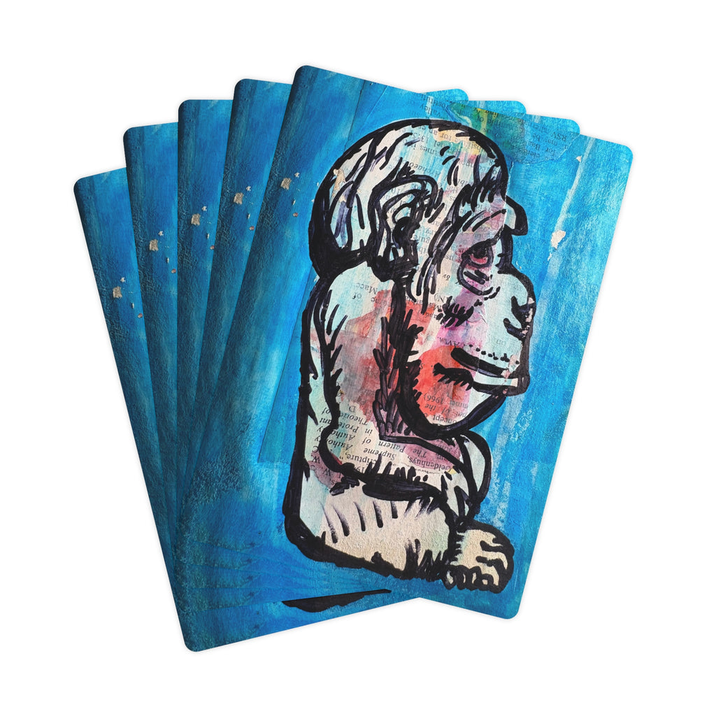 Poker Cards Primitive Ponder by CSHU