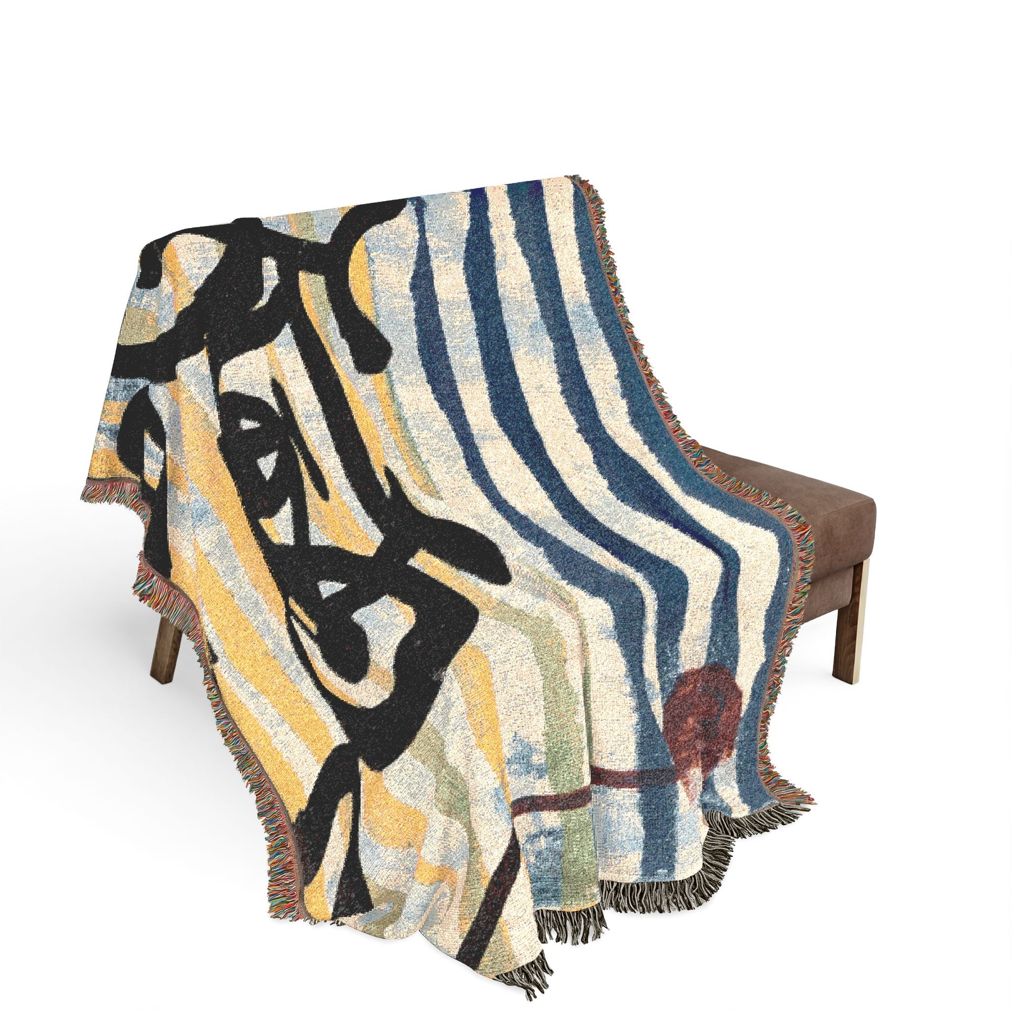 Throw Blanket Woven Cycle Stop by CSHU