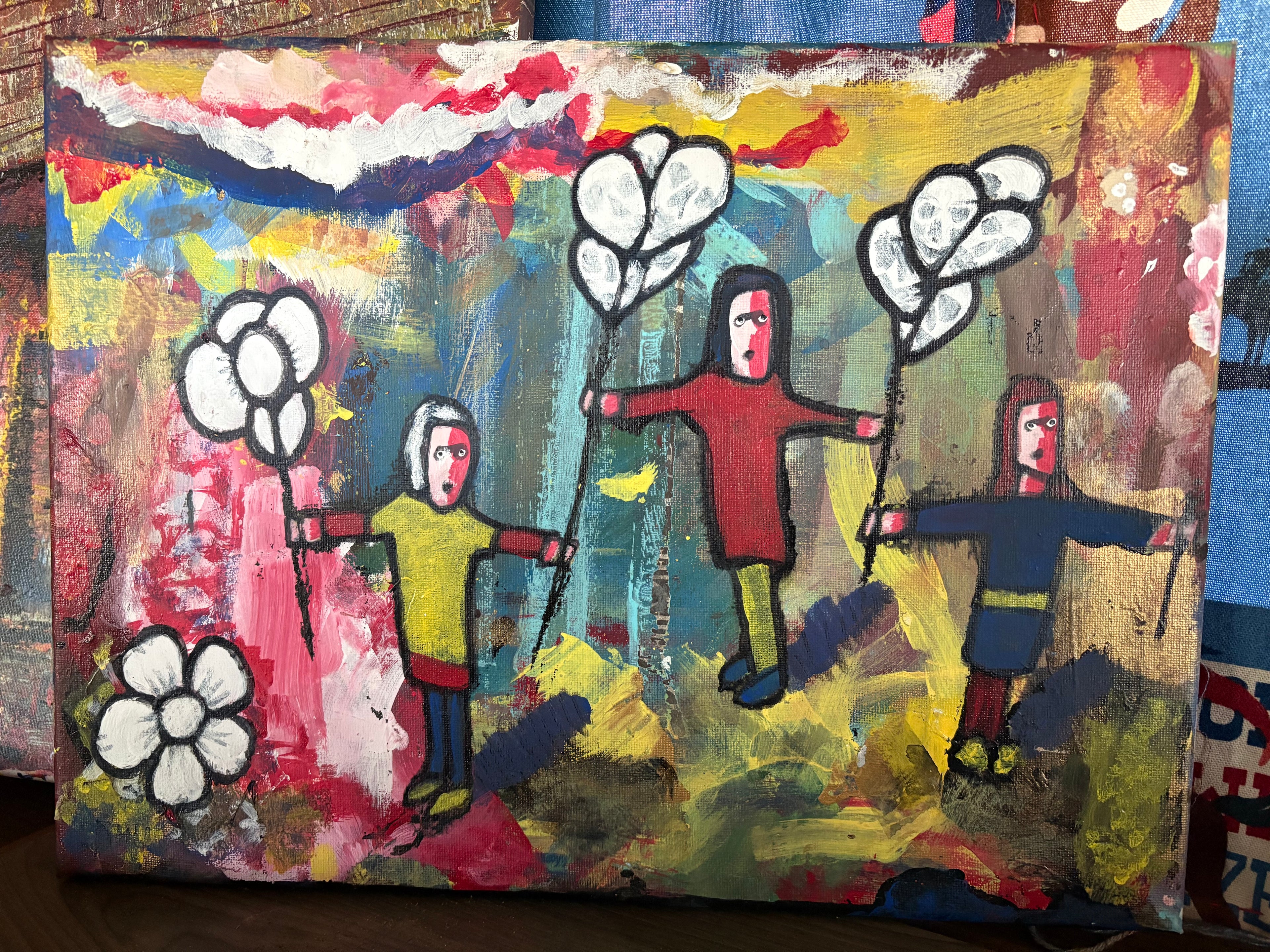 Growing Growing Gone Original painting by CSHU