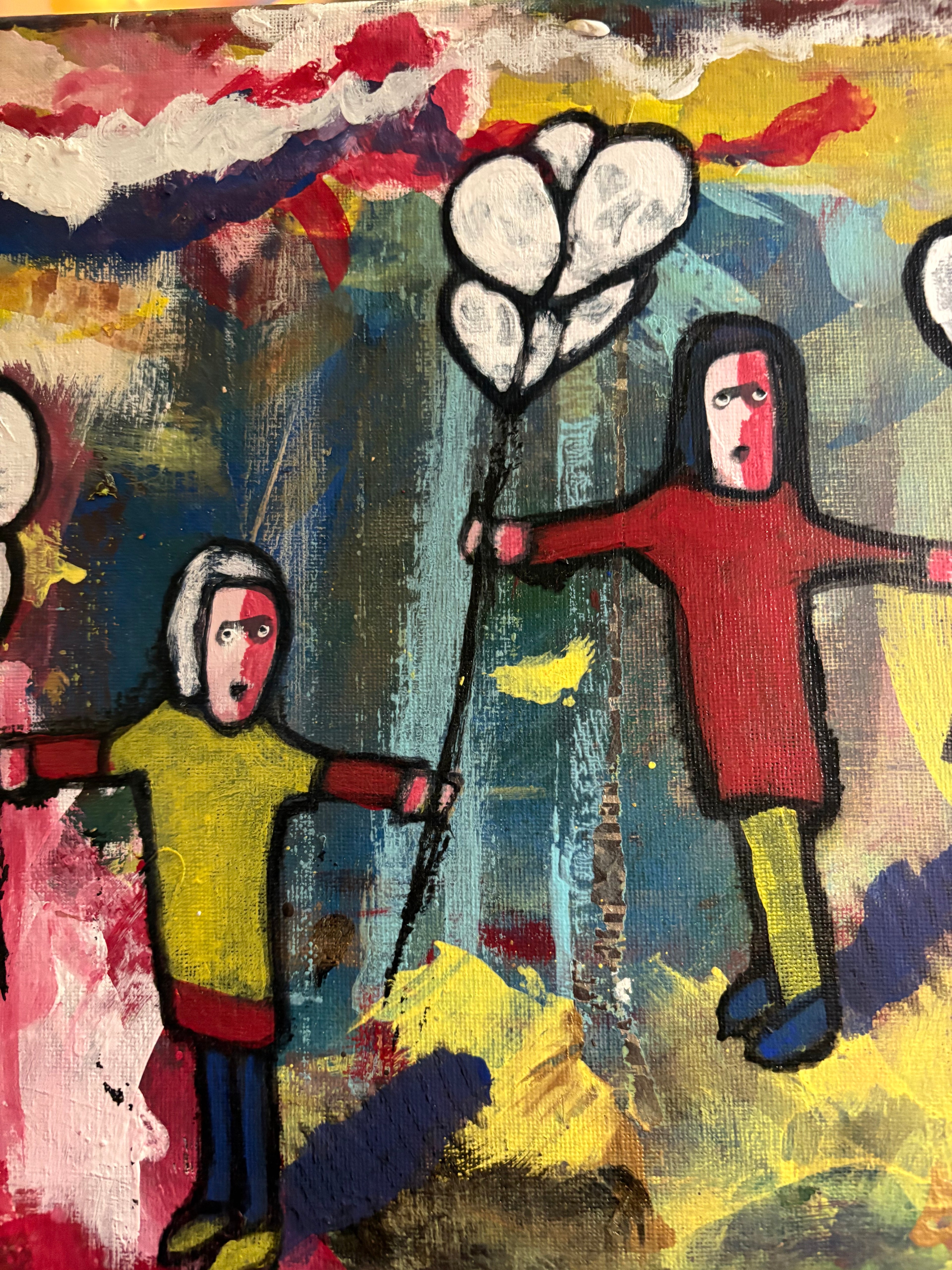 Growing Growing Gone Original painting by CSHU
