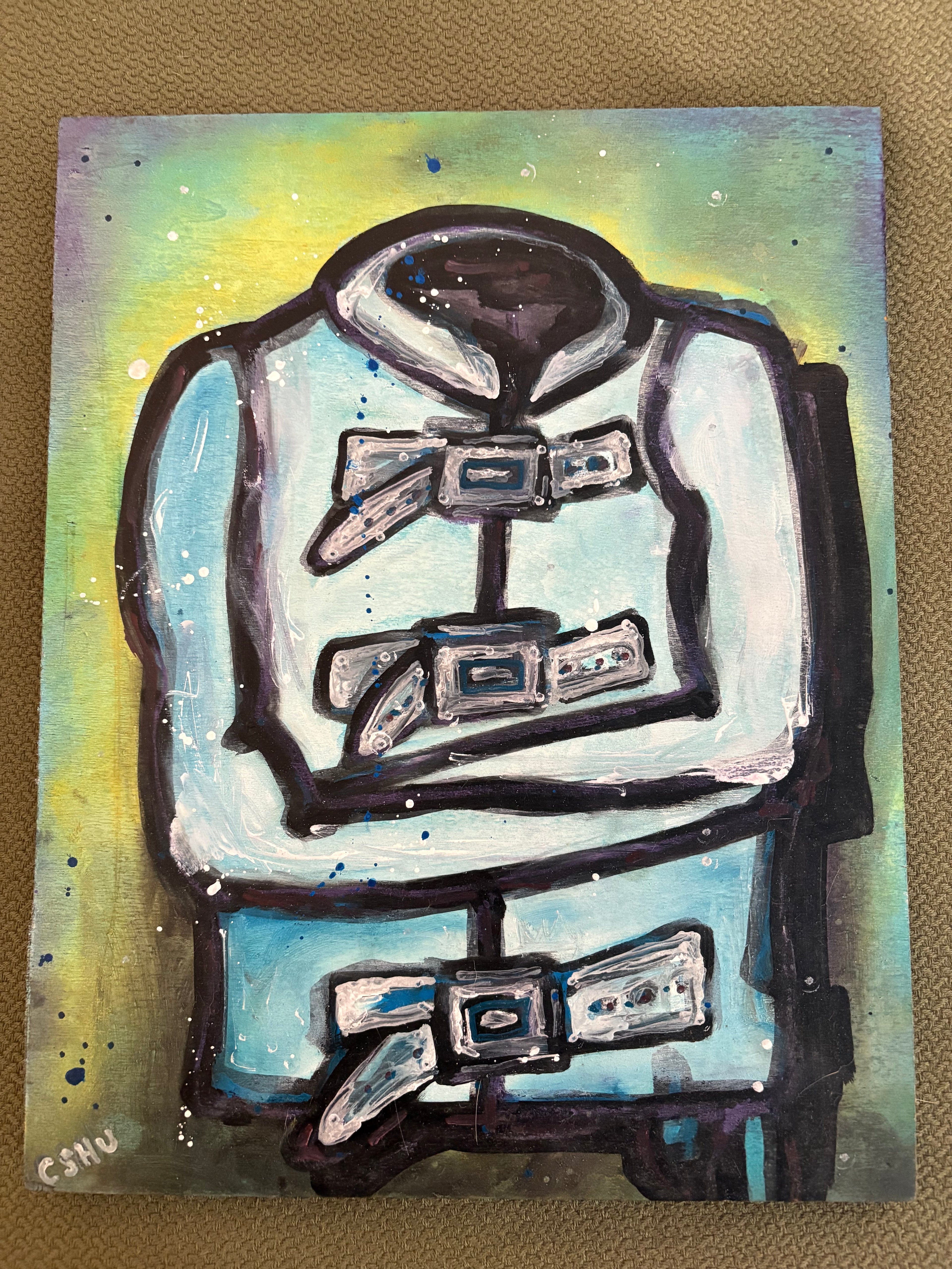 Straight Jacket original art by CSHU
