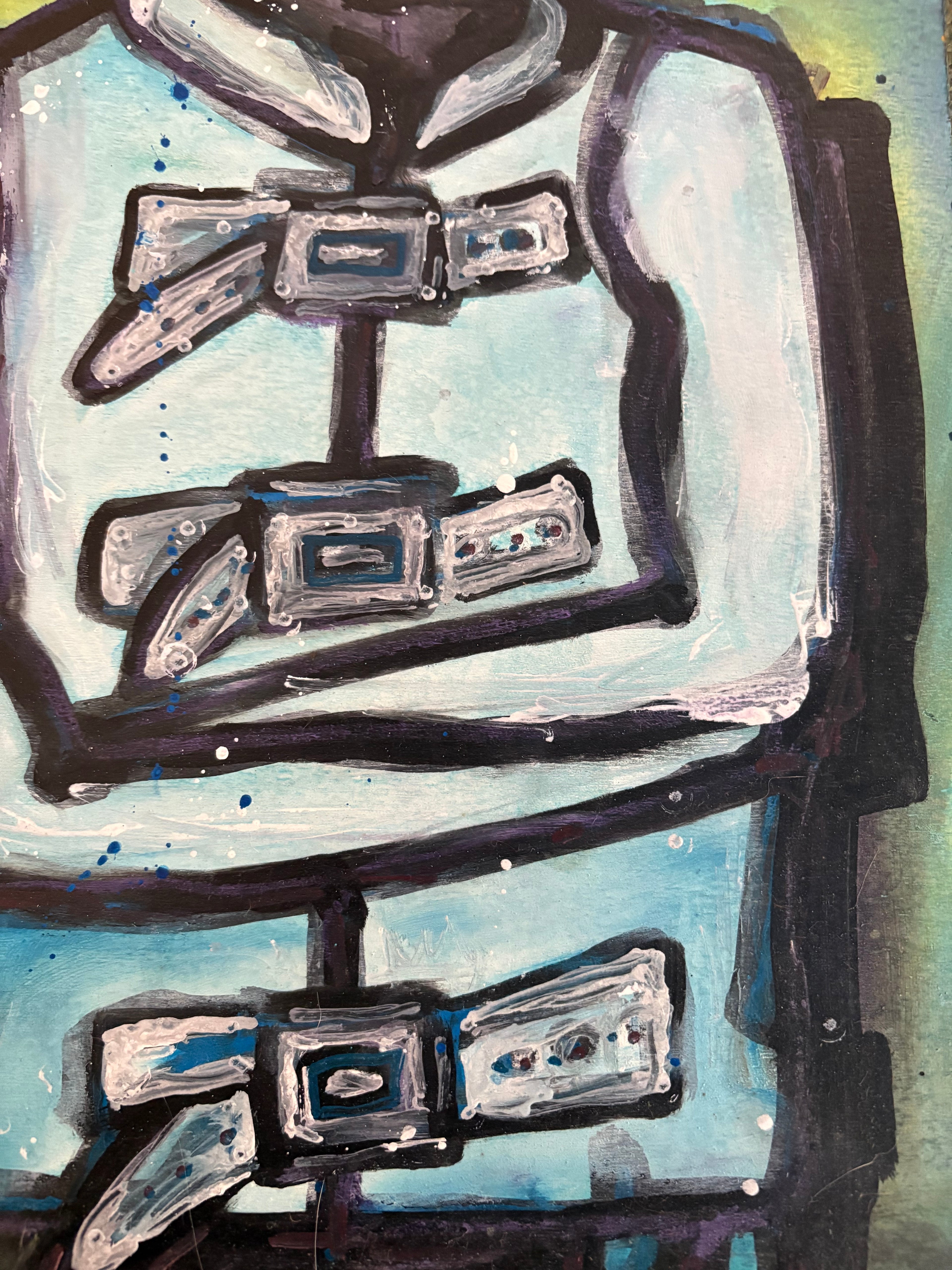 Straight Jacket original art by CSHU