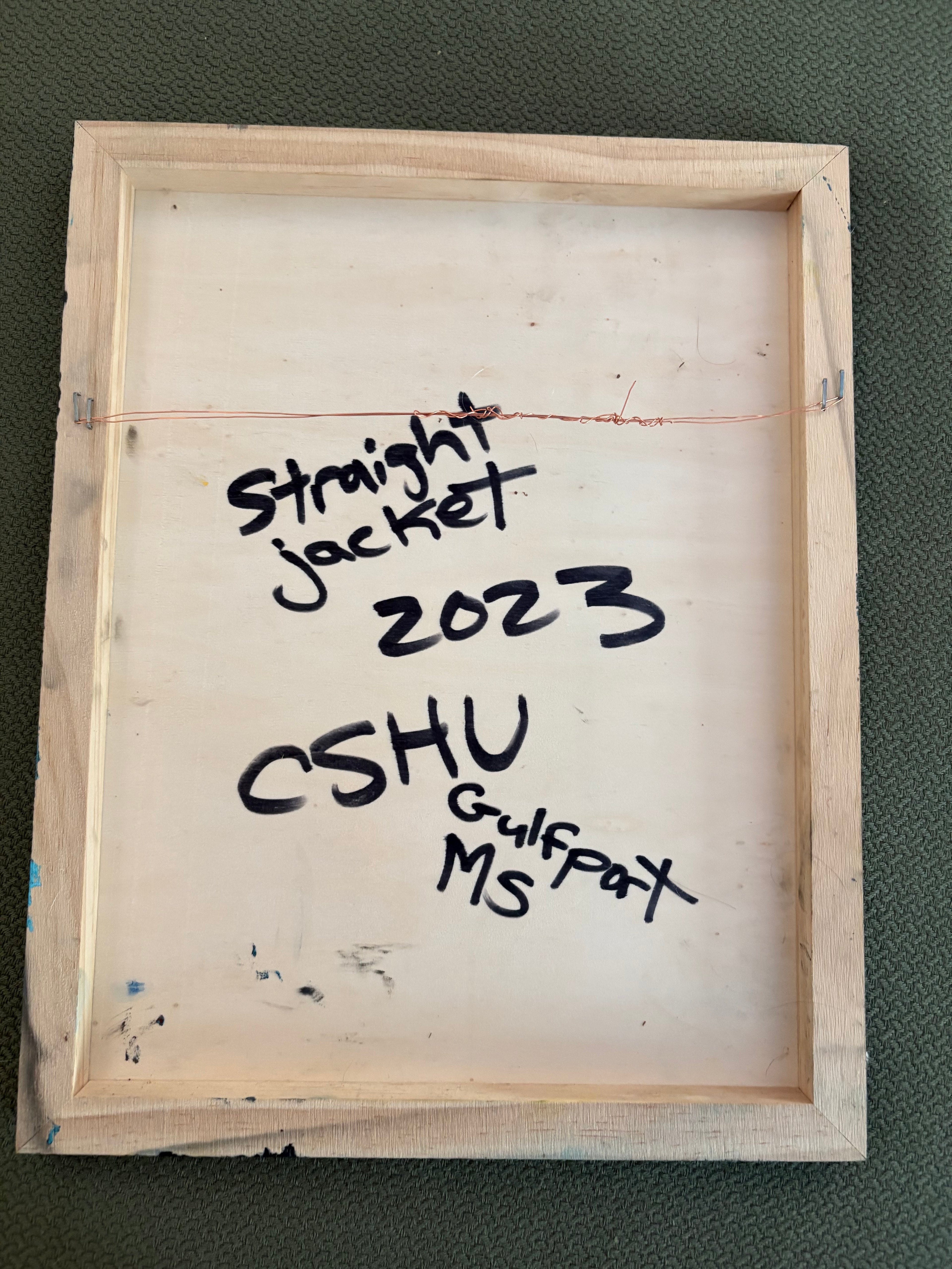 Straight Jacket original art by CSHU
