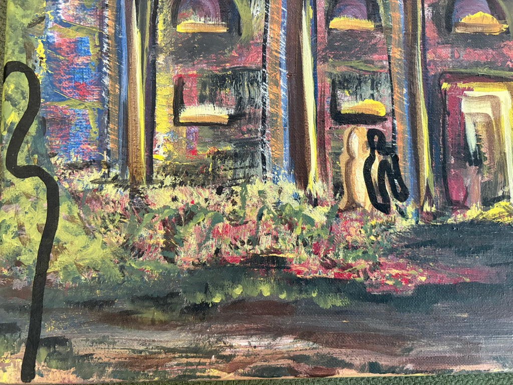 The Pillars original painting by CSHU