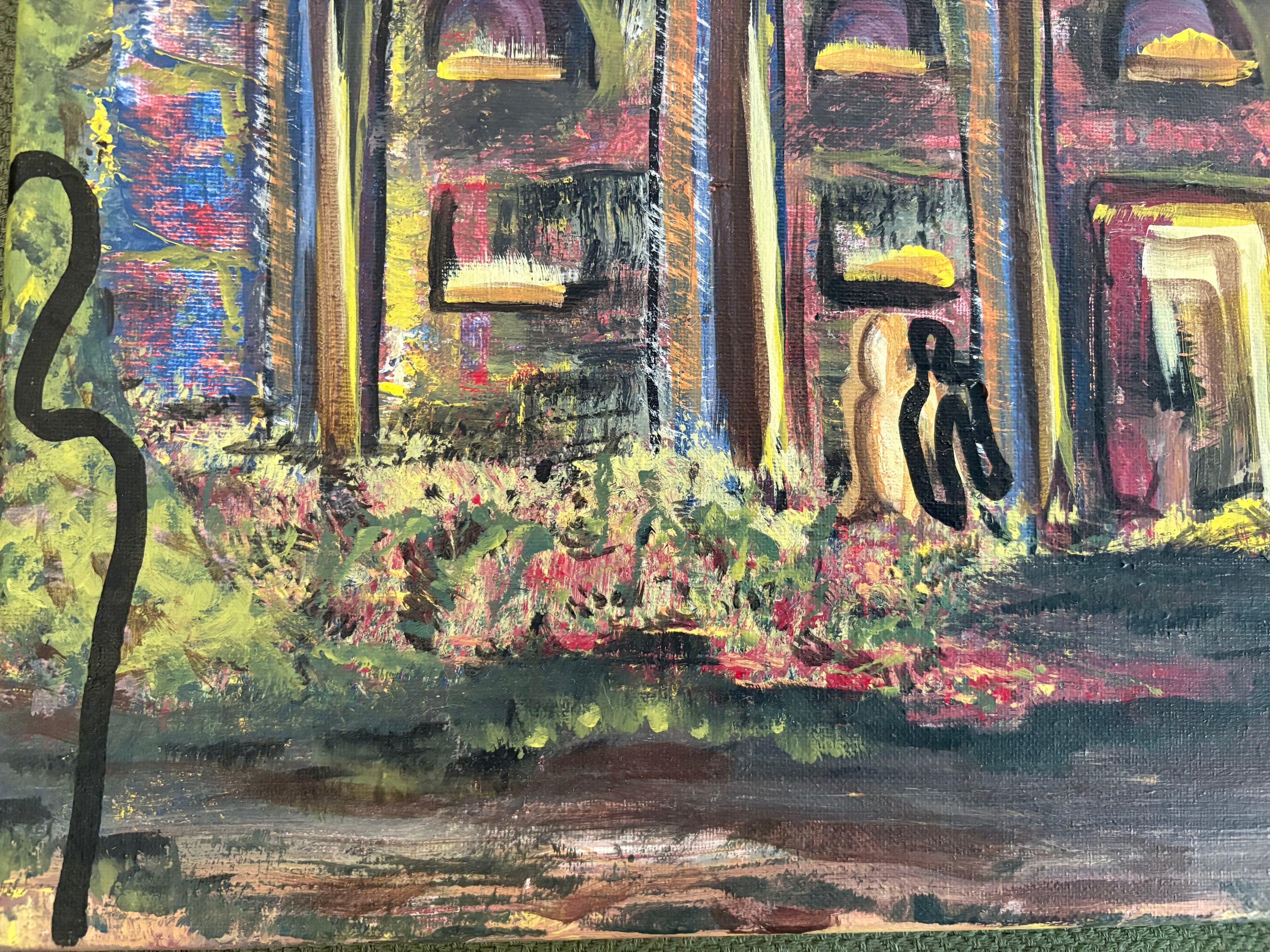 The Pillars original painting by CSHU