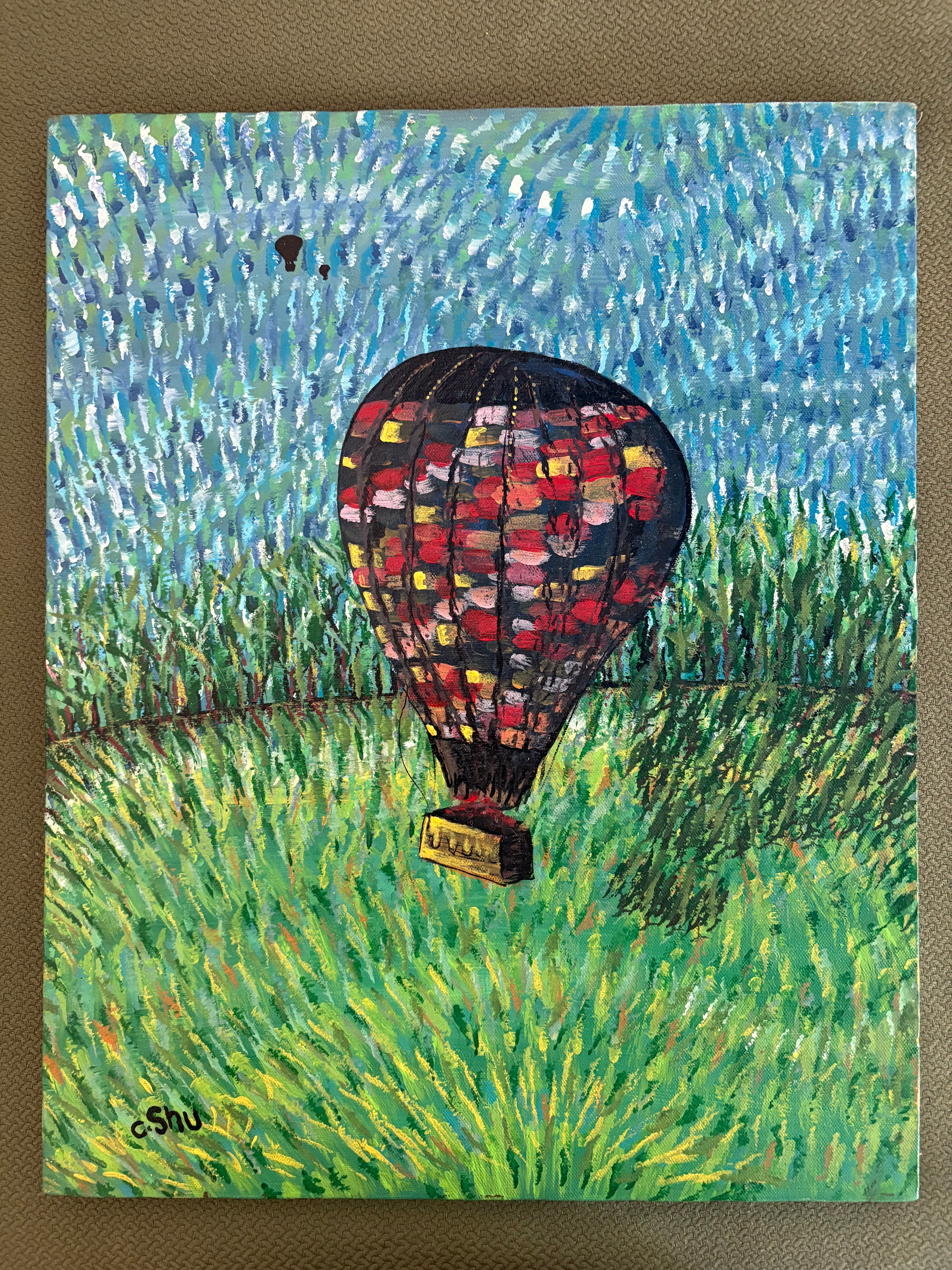 Hot Air original painting by CSHU
