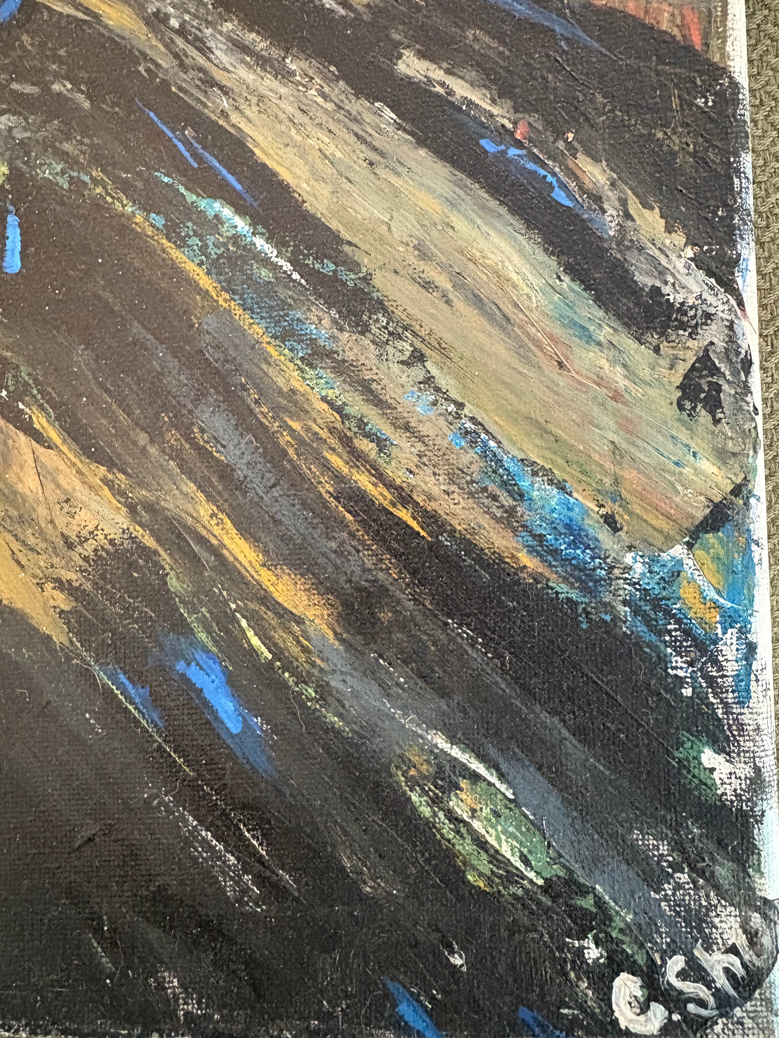 Dark Nights original painting by CSHU