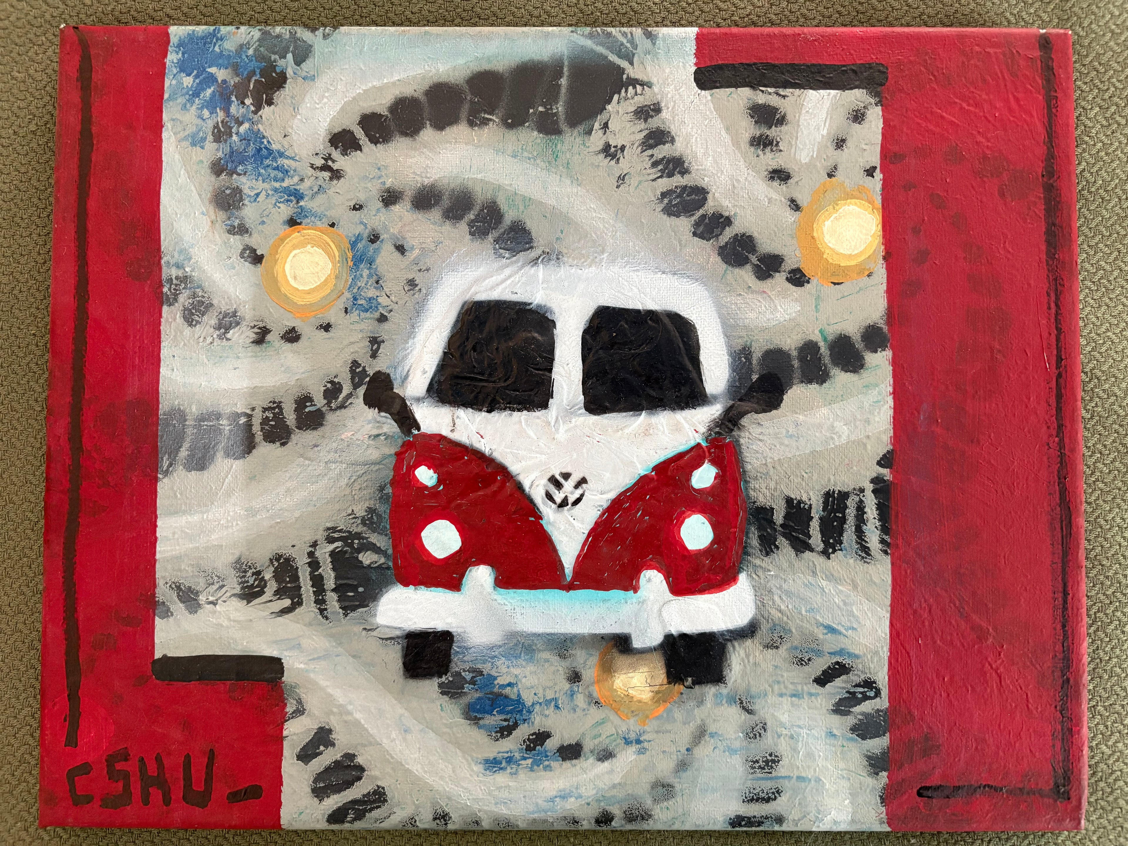 Winding Roads original painting by CSHU
