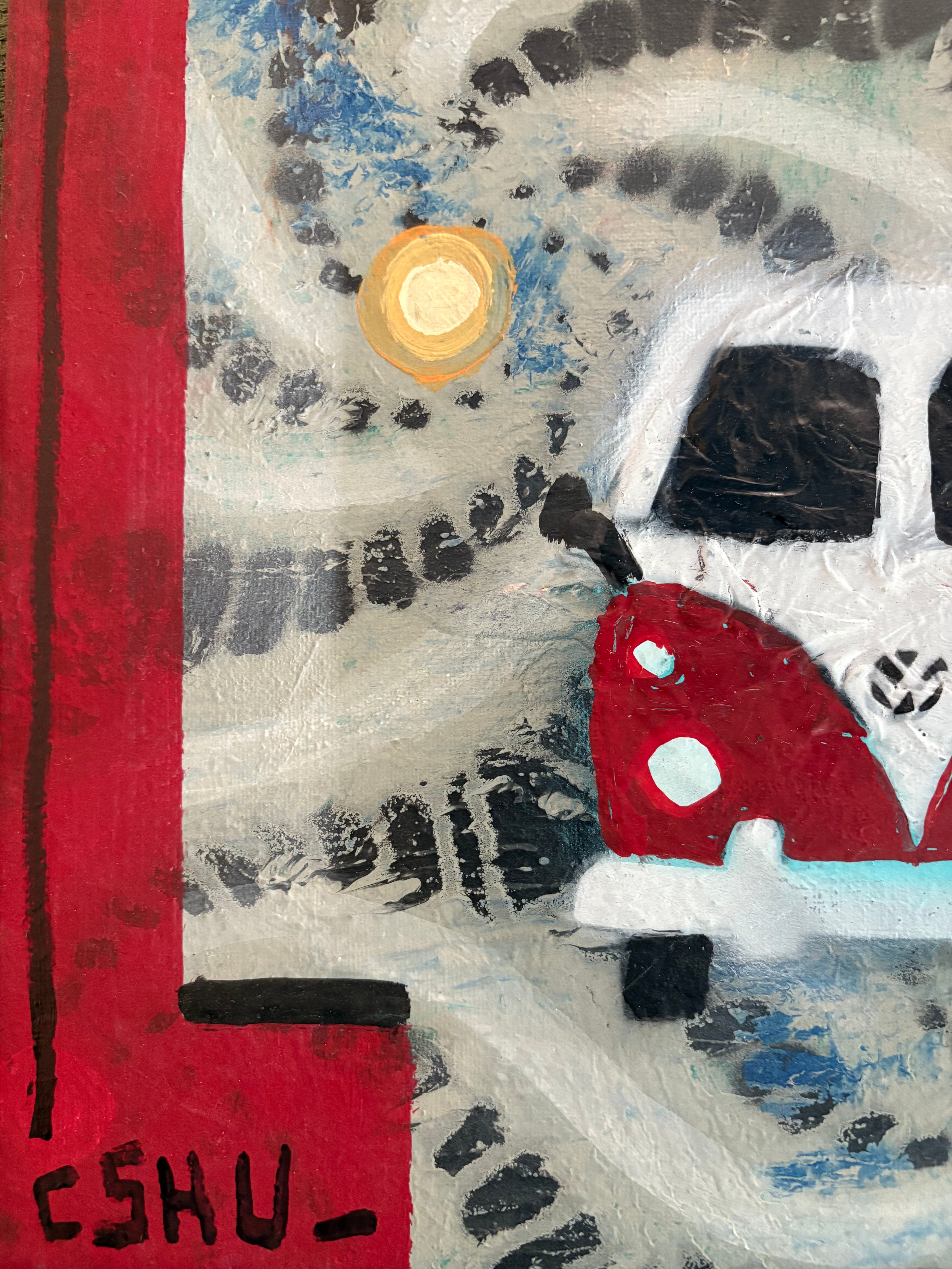 Winding Roads original painting by CSHU
