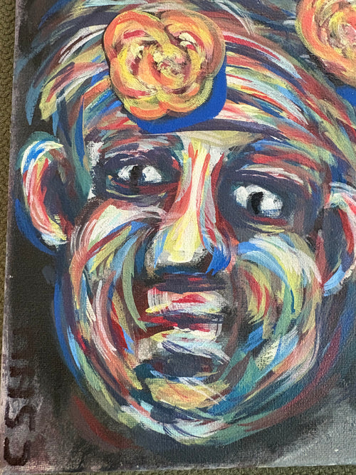 Big Show original painting by CSHU