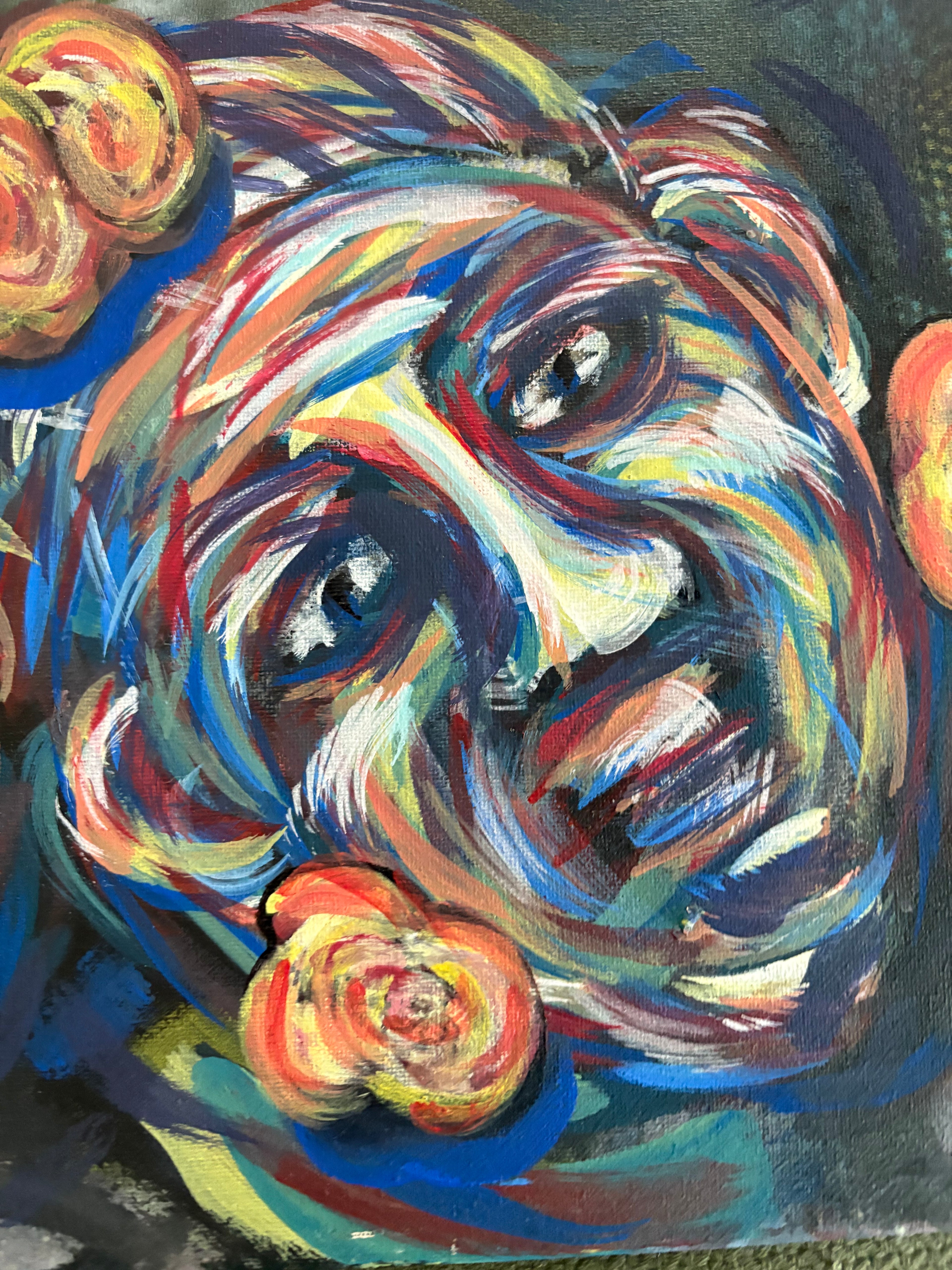 Big Show original painting by CSHU