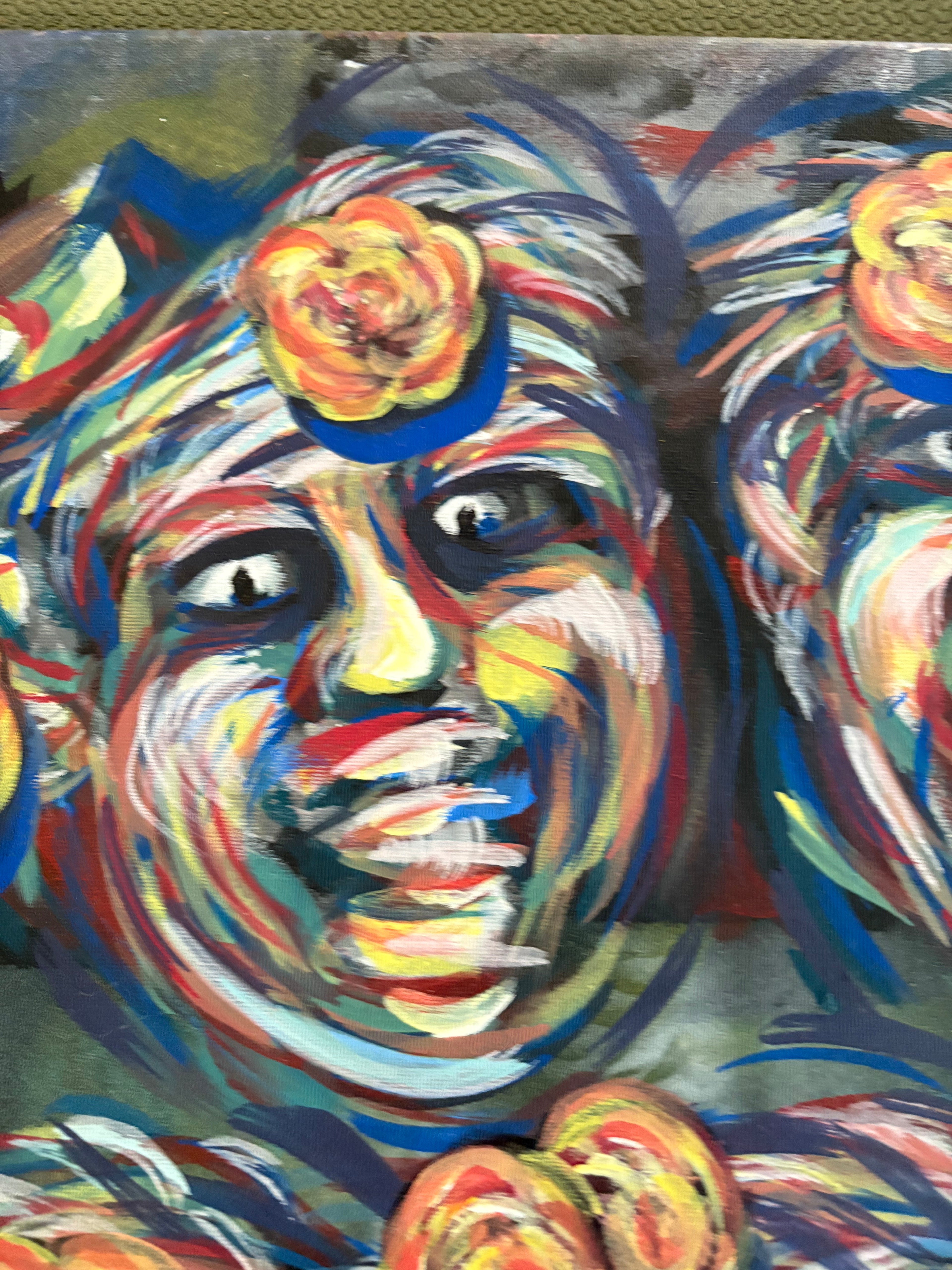 Big Show original painting by CSHU