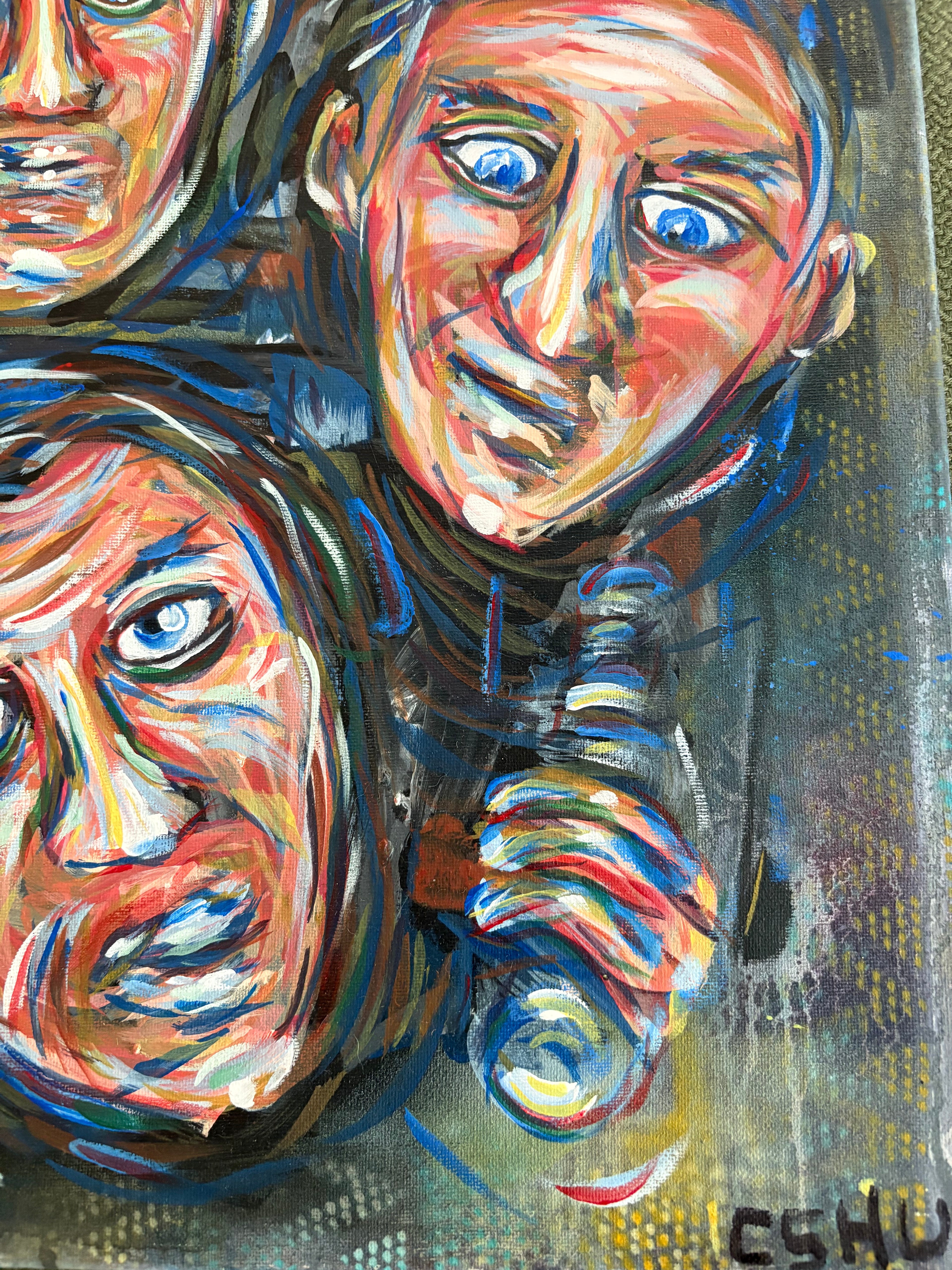 After Party original painting by CSHU