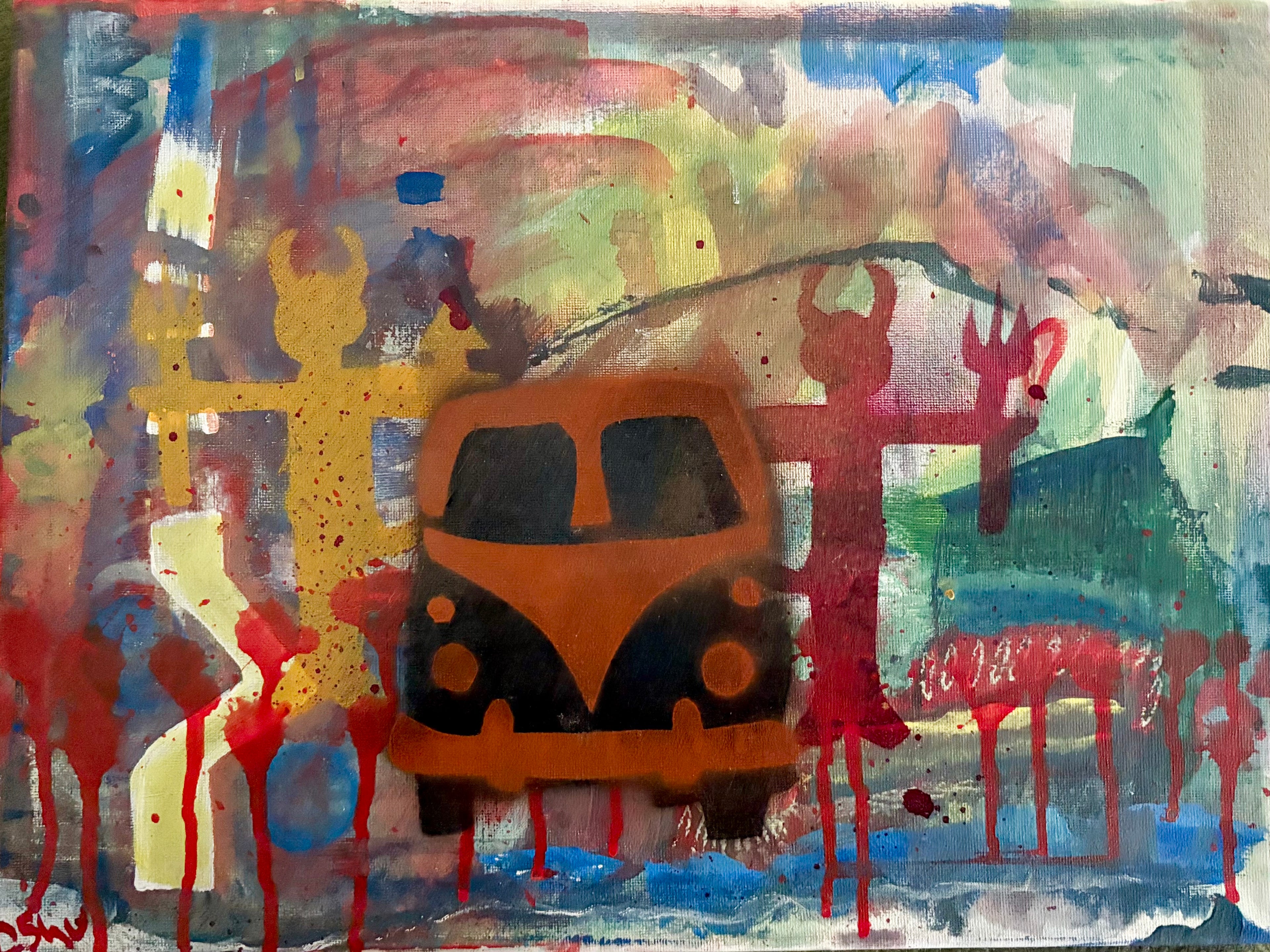 Travellers original painting by CSHU