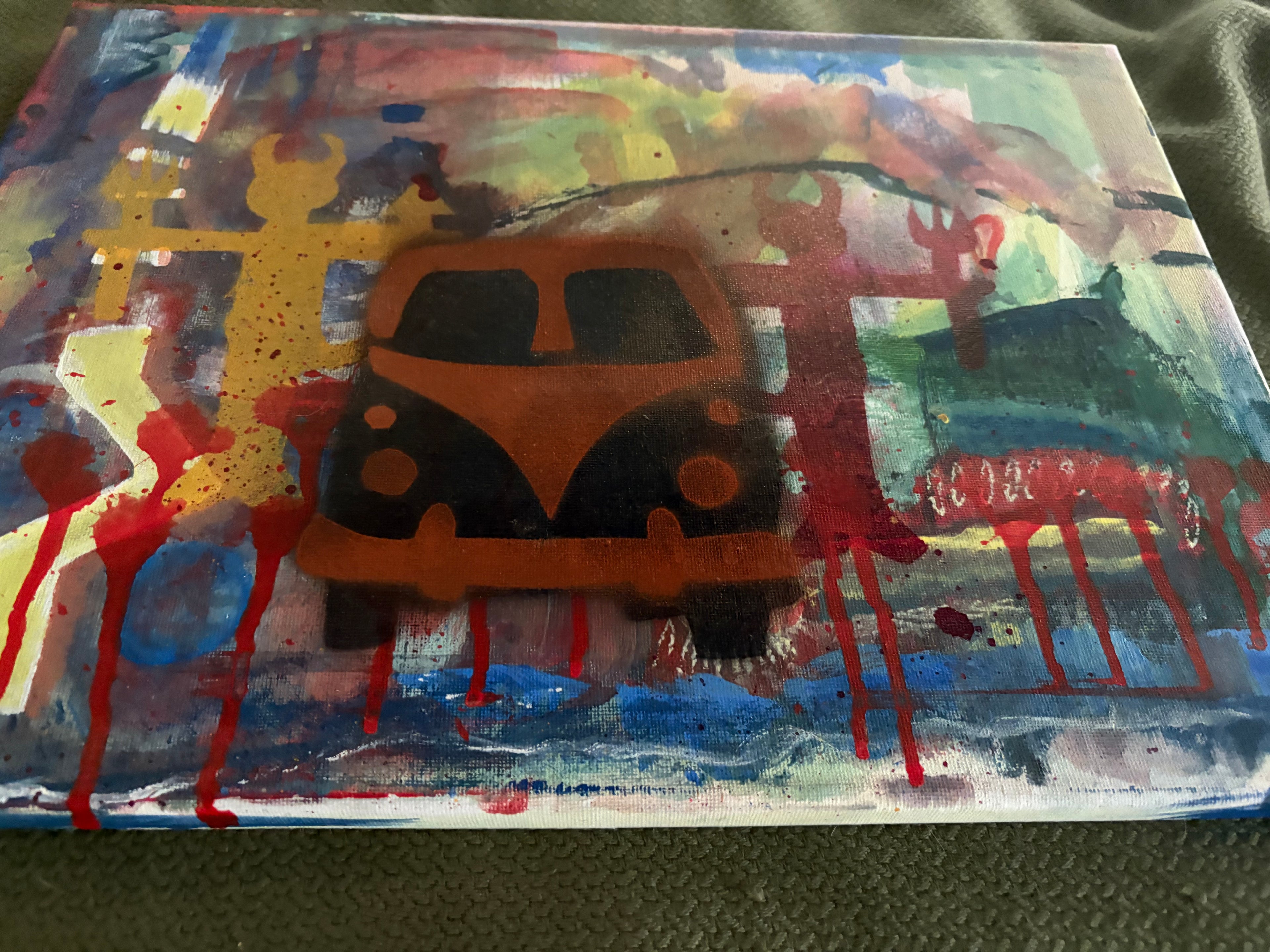 Travellers original painting by CSHU