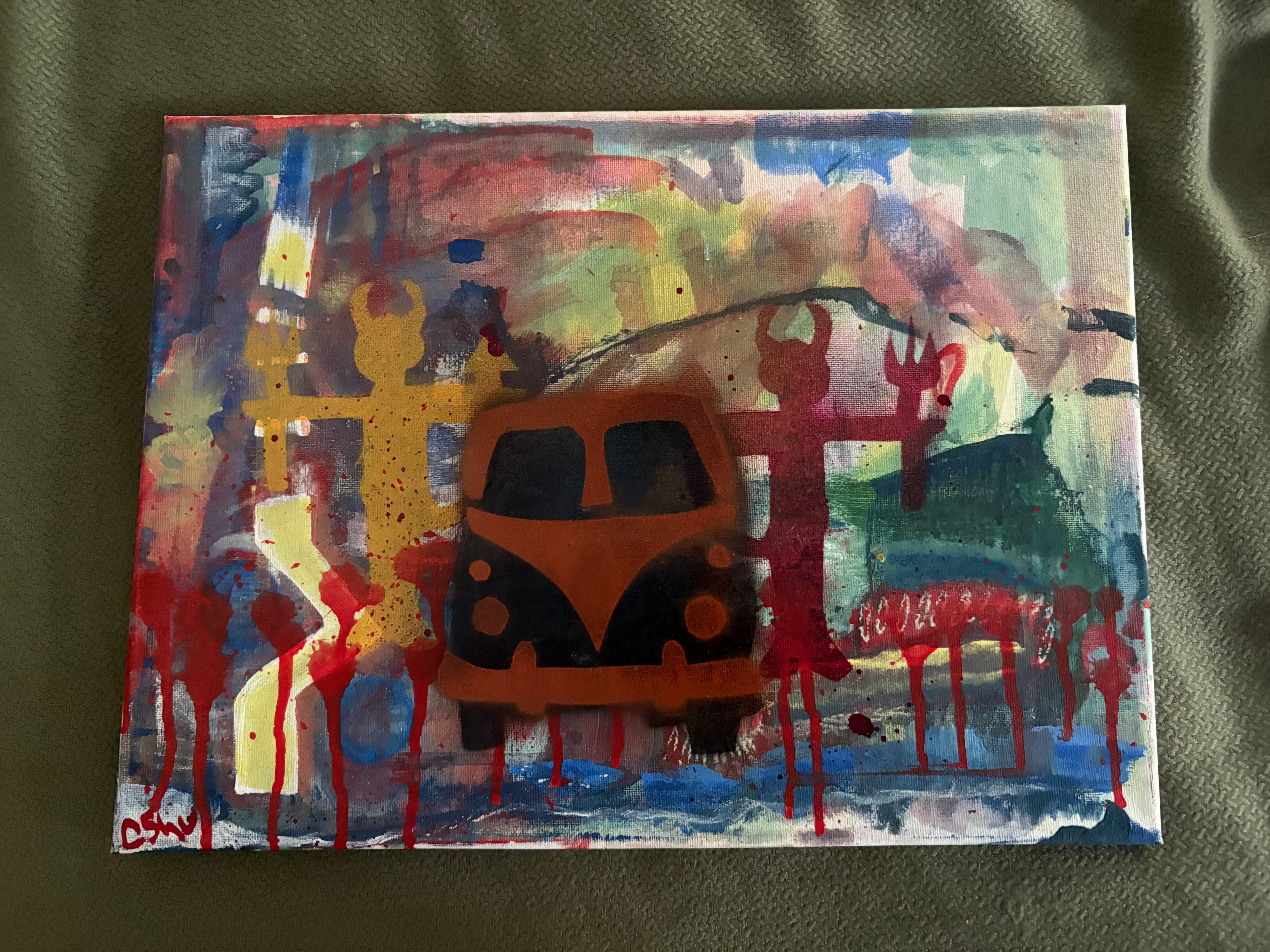 Travellers original painting by CSHU