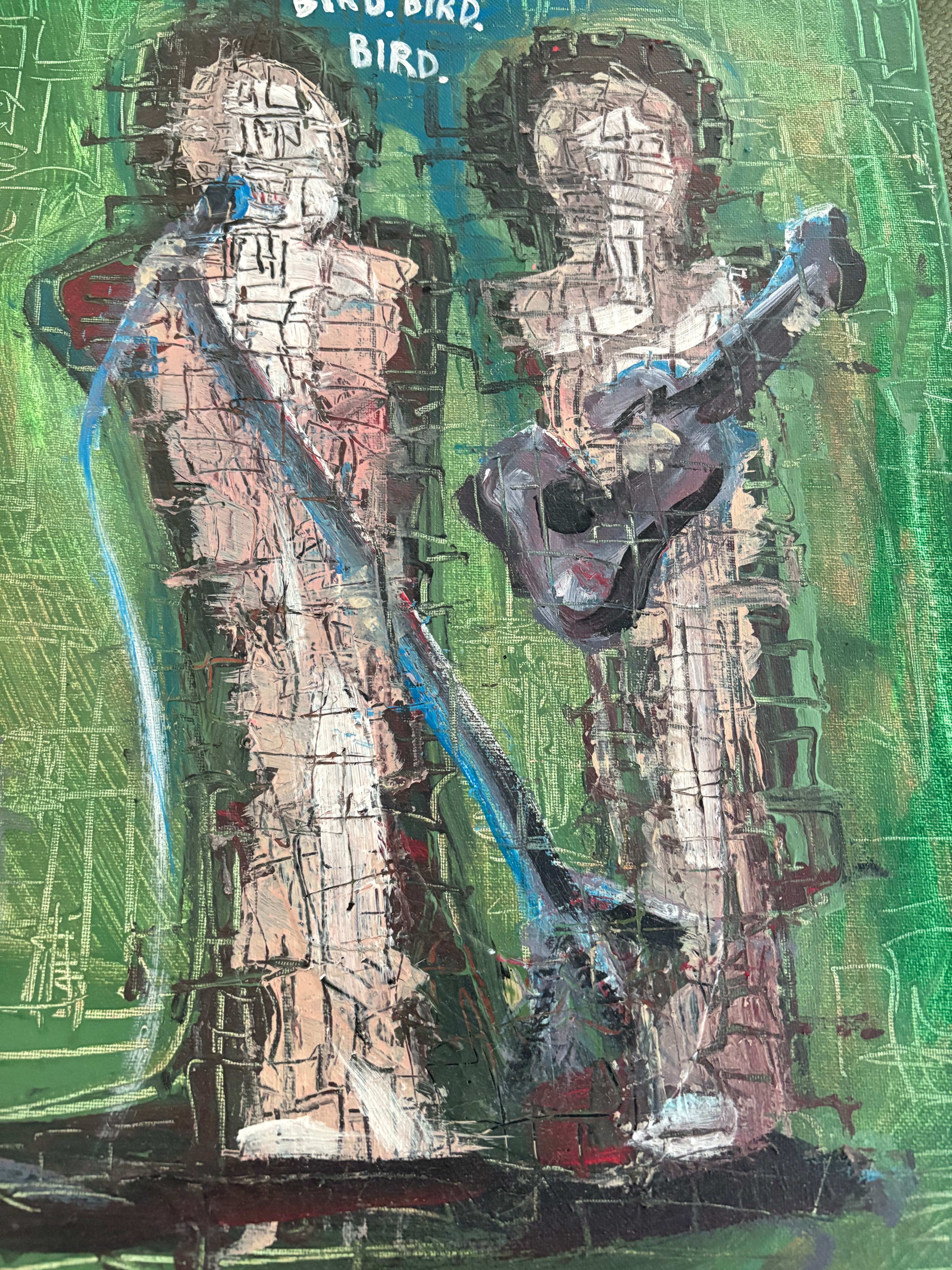 Bird Word by CSHU original painting