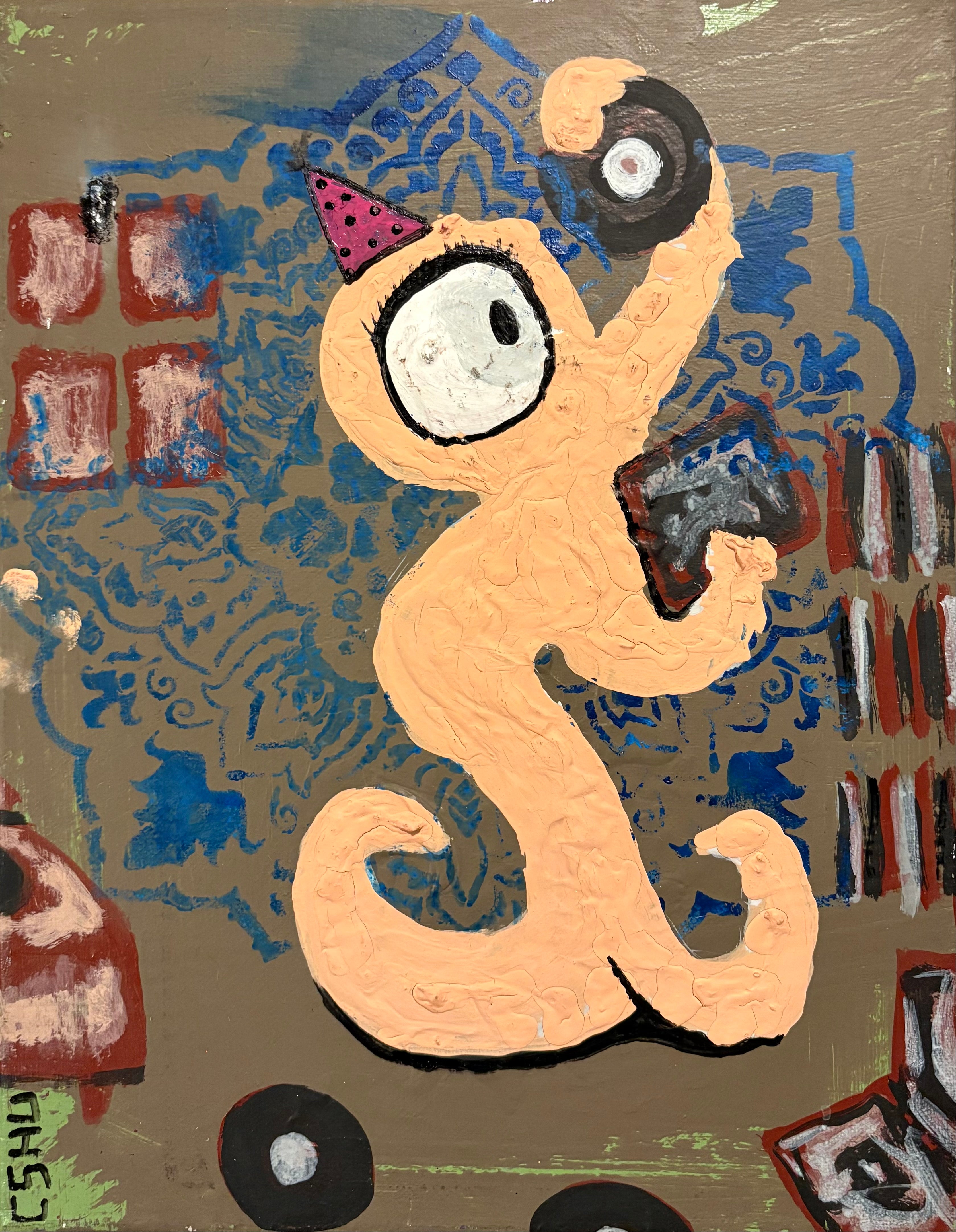 Original painting Mutant Music by CSHU